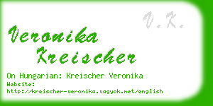 veronika kreischer business card